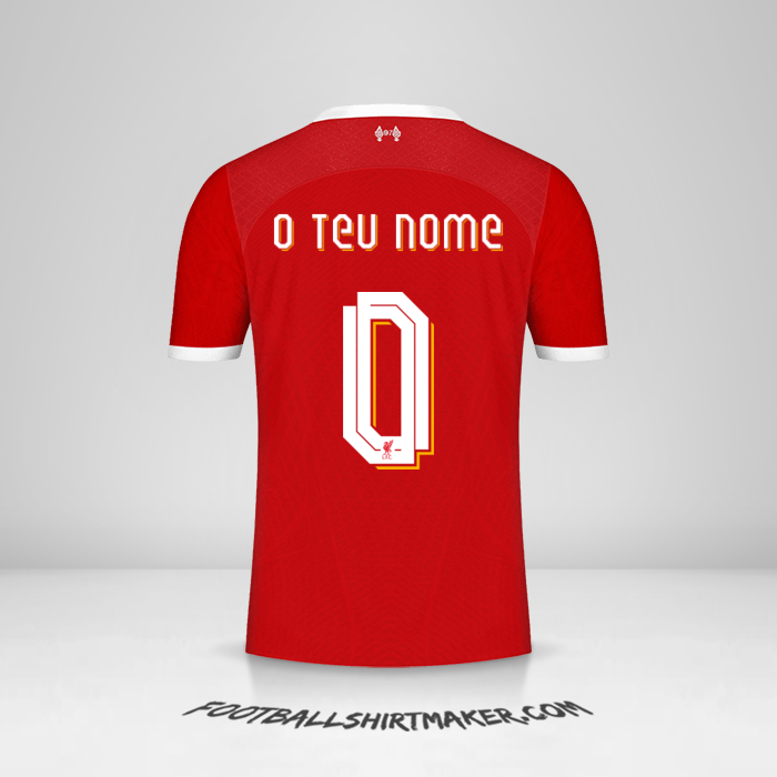 Camisola Liverpool FC Cup 2023/2024 -  o teu nome - 0