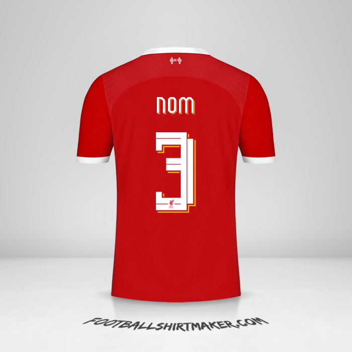 Maillot Liverpool FC Cup 2023/2024 -  nom - 3