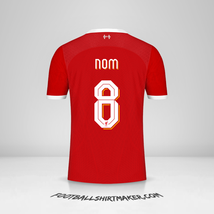 Maillot Liverpool FC Cup 2023/2024 -  nom - 8