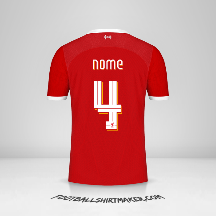Camisola Liverpool FC Cup 2023/2024 -  nome - 4