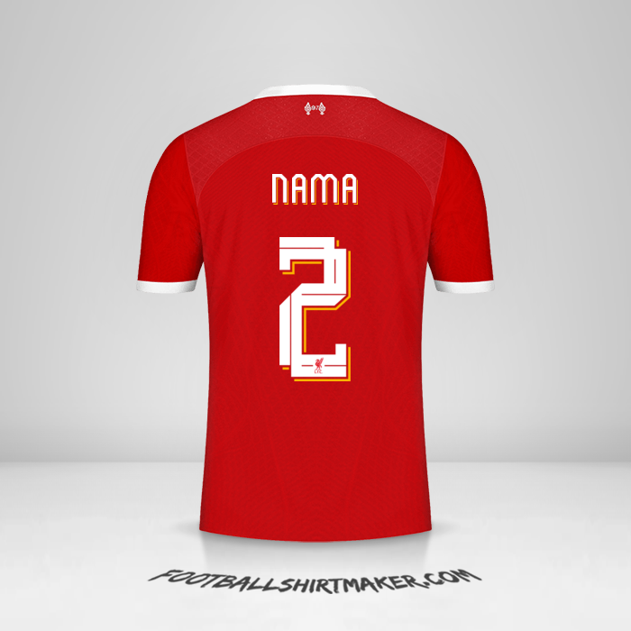 Jersey Liverpool FC Cup 2023/2024 -  nama - 2