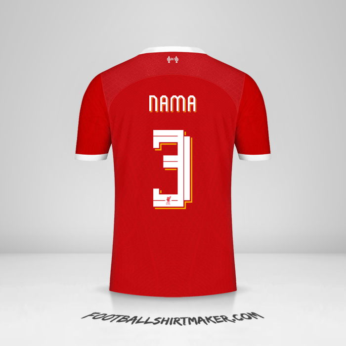 Jersey Liverpool FC Cup 2023/2024 -  nama - 3