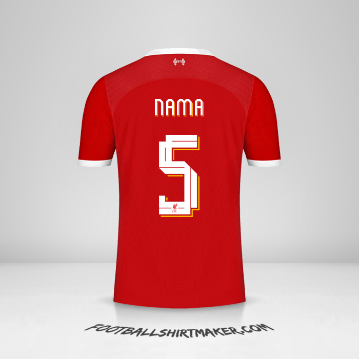 Jersey Liverpool FC Cup 2023/2024 -  nama - 5