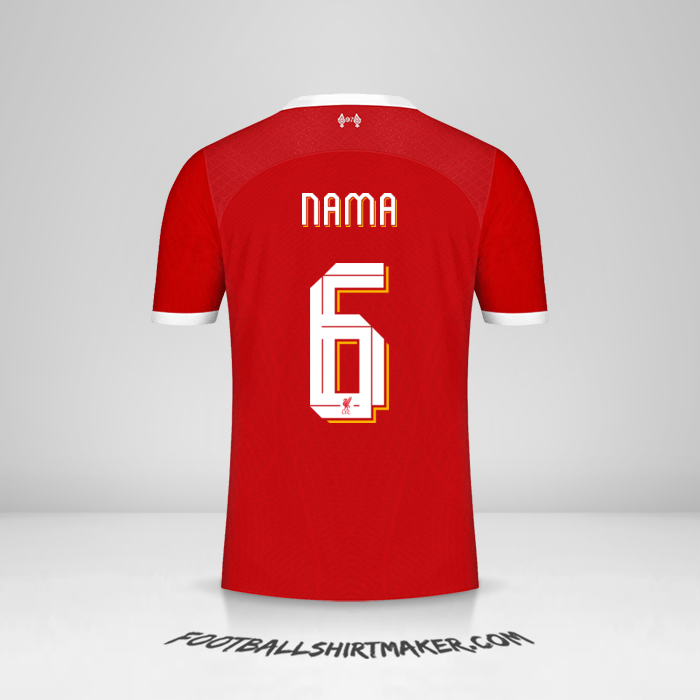 Jersey Liverpool FC Cup 2023/2024 -  nama - 6