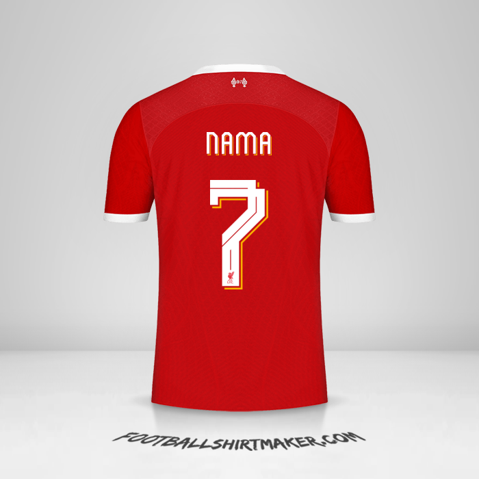 Jersey Liverpool FC Cup 2023/2024 -  nama - 7