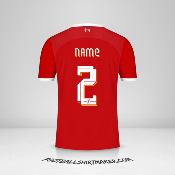 Trikot Liverpool FC Cup 2023/2024 -  name - 2