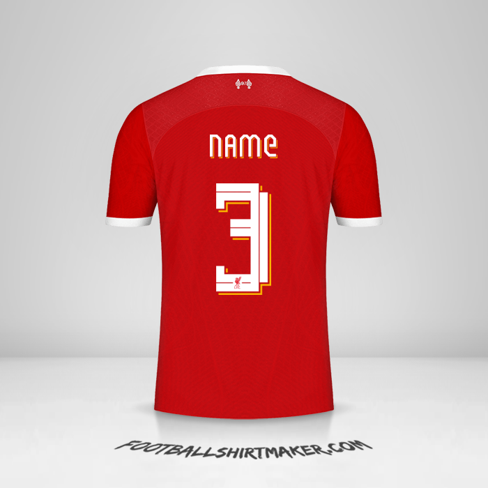 Trikot Liverpool FC Cup 2023/2024 -  name - 3