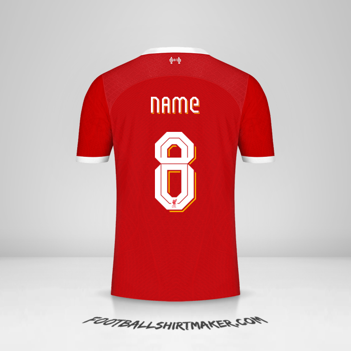 Trikot Liverpool FC Cup 2023/2024 -  name - 8
