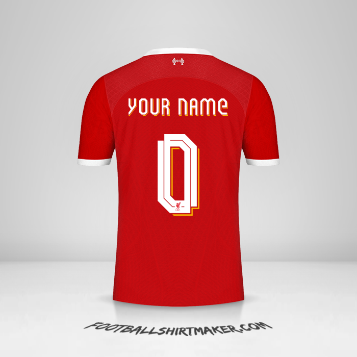 Jersey Liverpool FC Cup 2023/2024 -  your name - 0