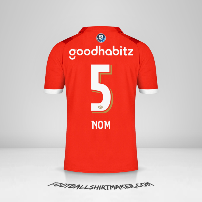 Maillot PSV 2023/2024 -  nom - 5