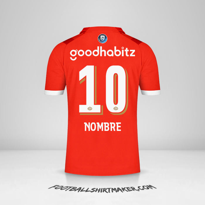 Jersey PSV 2023/2024 -  nombre - 10
