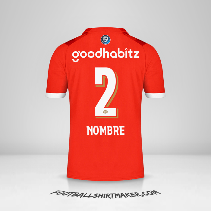 Jersey PSV 2023/2024 -  nombre - 2