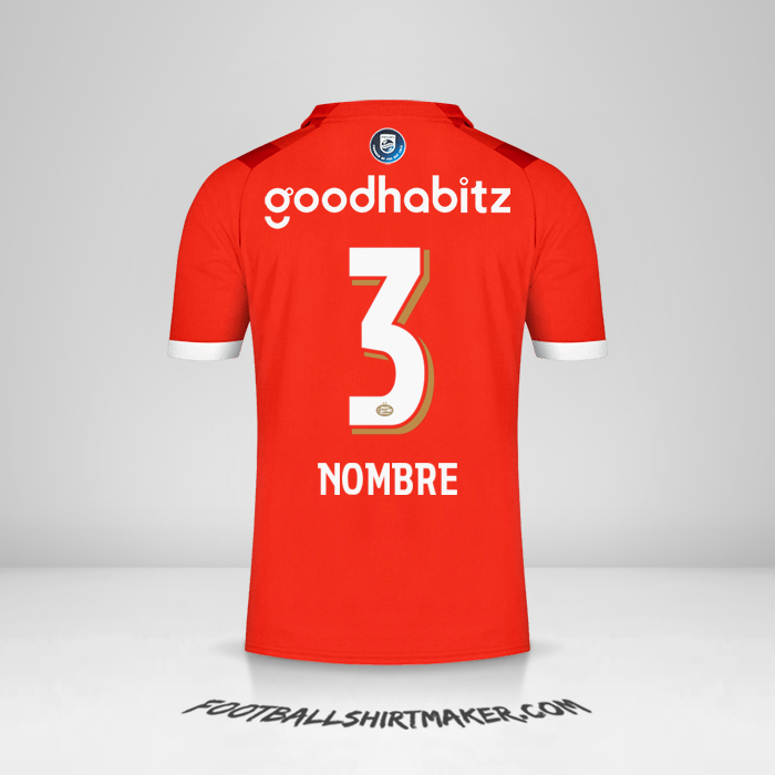 Jersey PSV 2023/2024 -  nombre - 3