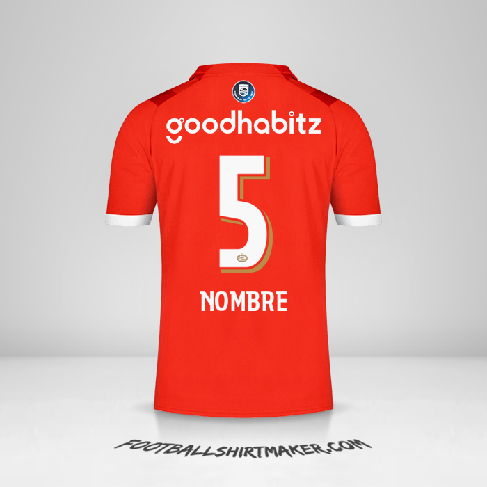 Jersey PSV 2023/2024 -  nombre - 5