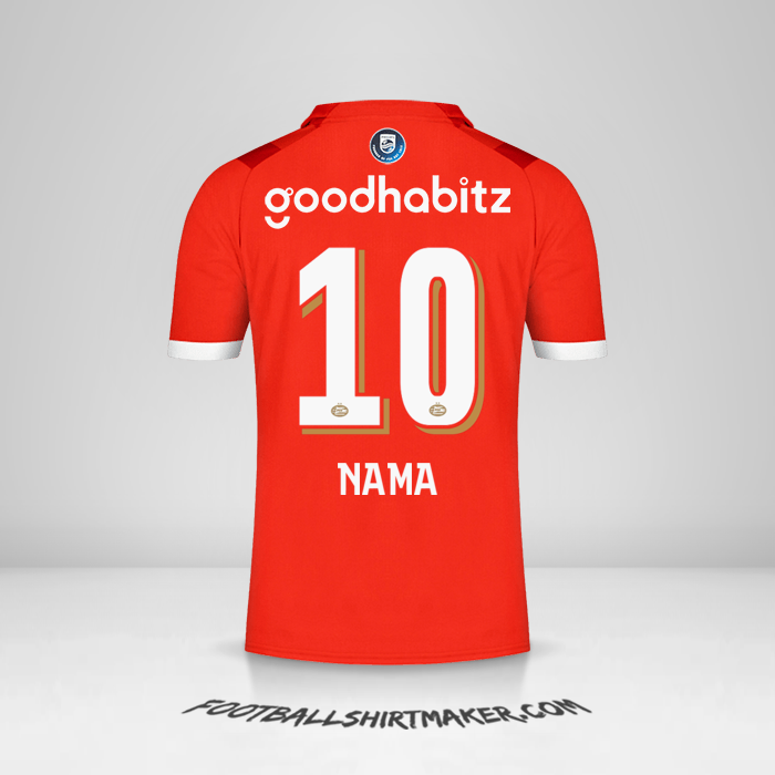 Jersey PSV 2023/2024 -  nama - 10