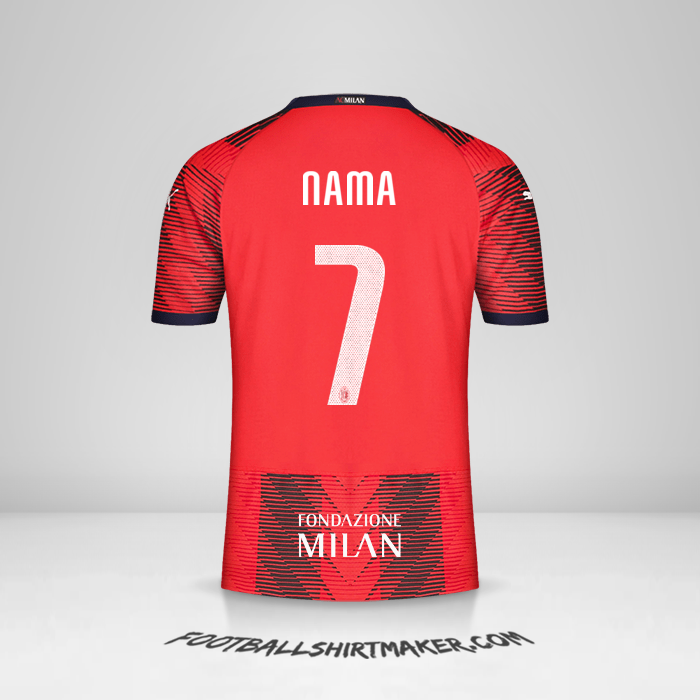 Jersey AC Milan Cup 2023/2024 -  nama - 7