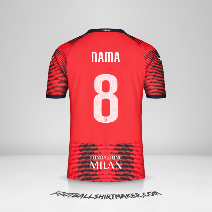 Jersey AC Milan Cup 2023/2024 -  nama - 8