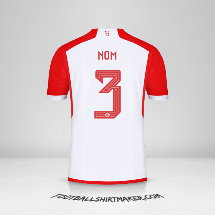 Maillot FC Bayern Munchen Cup 2023/2024 -  nom - 3