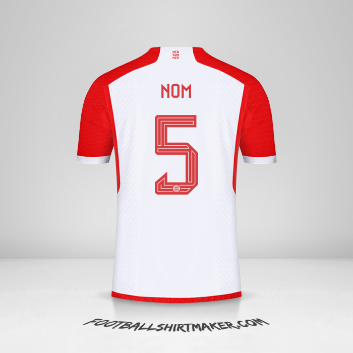 Maillot FC Bayern Munchen Cup 2023/2024 -  nom - 5