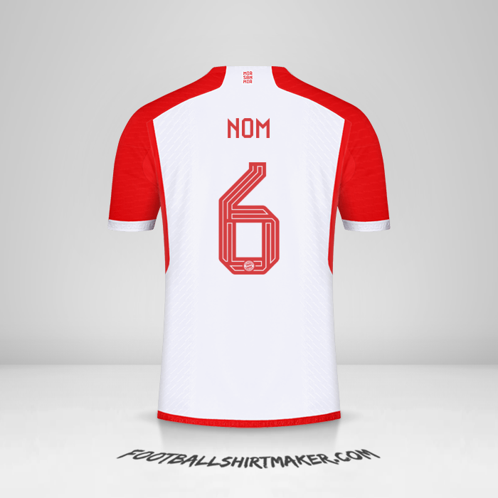Maillot FC Bayern Munchen Cup 2023/2024 -  nom - 6