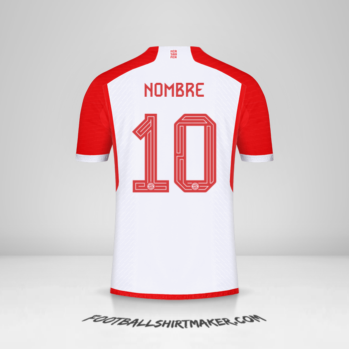 Camiseta FC Bayern Munchen Cup 2023/2024 -  nombre - 10
