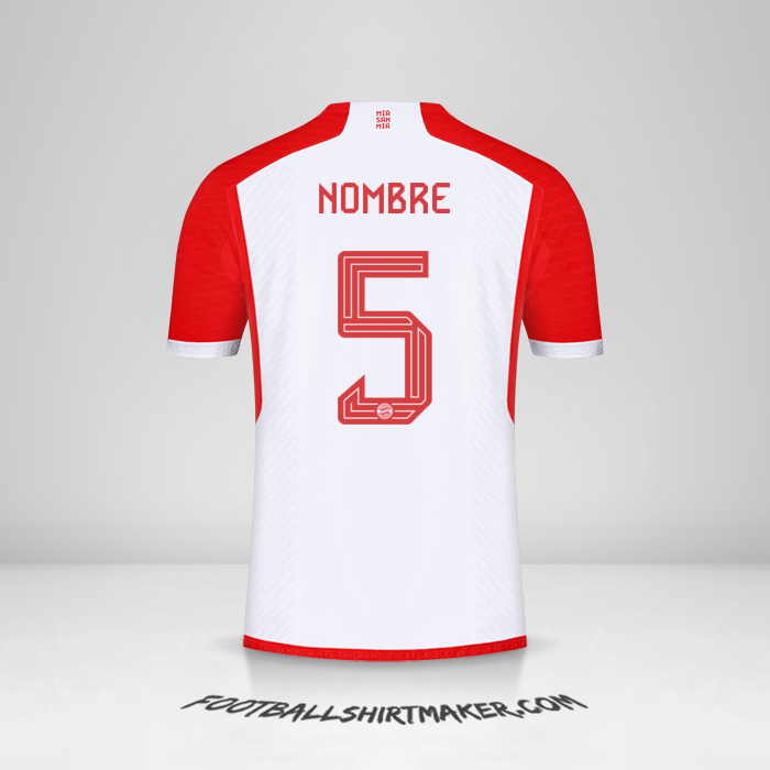 Jersey FC Bayern Munchen Cup 2023/2024 -  nombre - 5