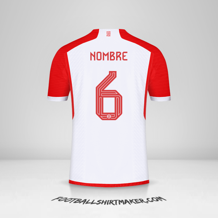 Jersey FC Bayern Munchen Cup 2023/2024 -  nombre - 6
