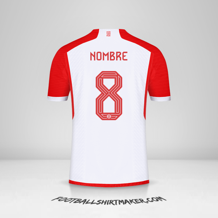 Camiseta FC Bayern Munchen Cup 2023/2024 -  nombre - 8