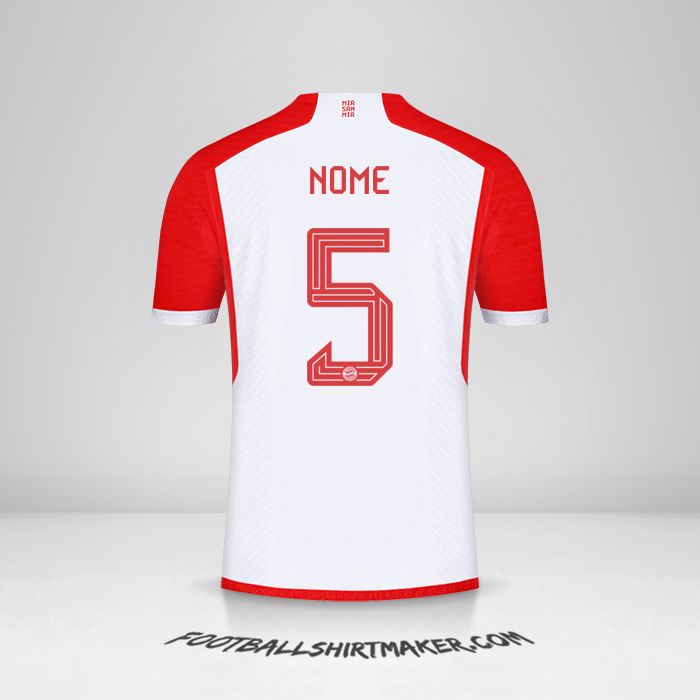 Camisa FC Bayern Munchen Cup 2023/2024 -  nome - 5