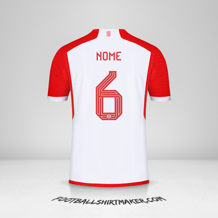 Camisola FC Bayern Munchen Cup 2023/2024 -  nome - 6