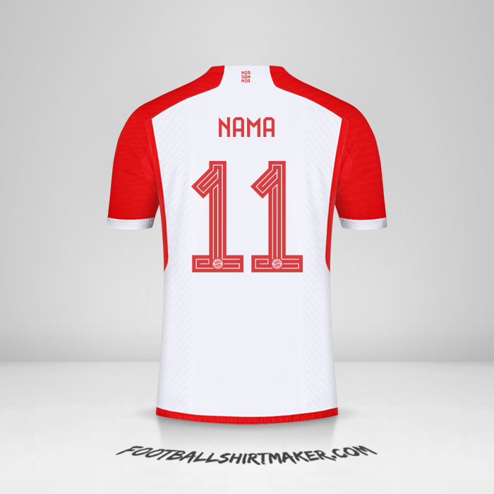 Jersey FC Bayern Munchen Cup 2023/2024 -  nama - 11