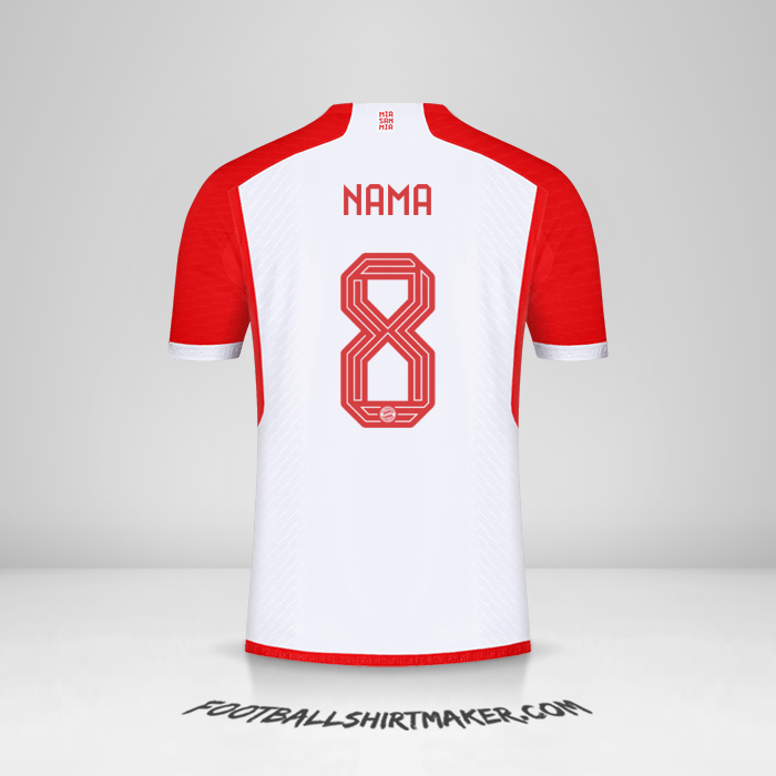 Jersey FC Bayern Munchen Cup 2023/2024 -  nama - 8
