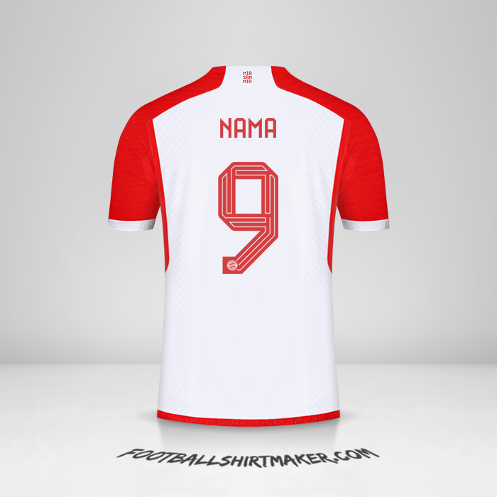 Jersey FC Bayern Munchen Cup 2023/2024 -  nama - 9