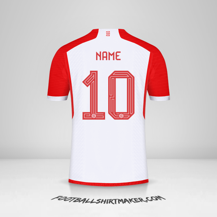 Jersey FC Bayern Munchen Cup 2023/2024 -  name - 10
