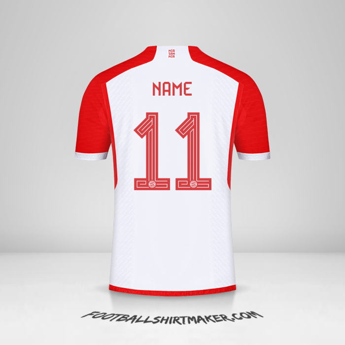 Jersey FC Bayern Munchen Cup 2023/2024 -  name - 11