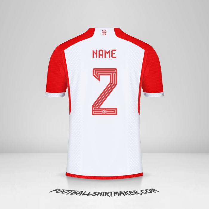 Shirt FC Bayern Munchen Cup 2023/2024 -  name - 2