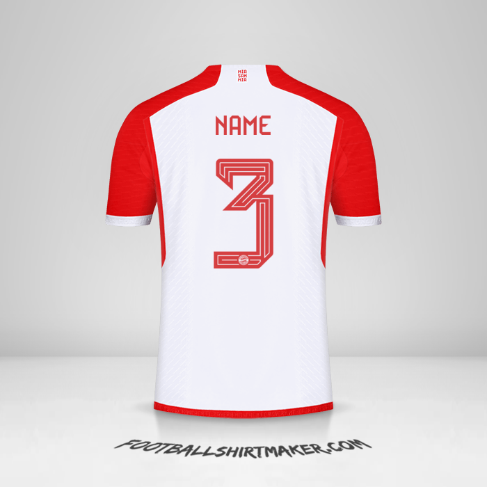 Jersey FC Bayern Munchen Cup 2023/2024 -  name - 3