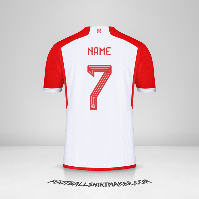 Jersey FC Bayern Munchen Cup 2023/2024 -  name - 7