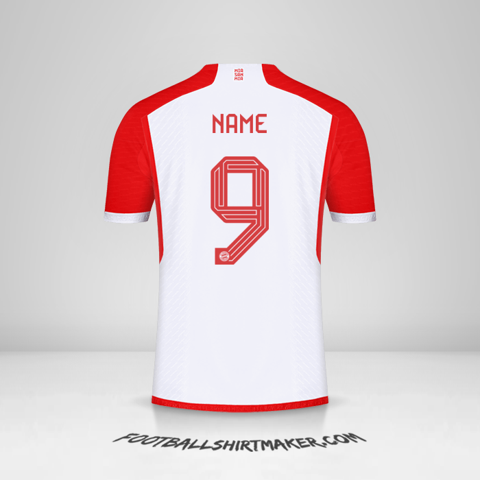 Jersey FC Bayern Munchen Cup 2023/2024 -  name - 9