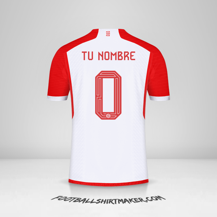 Jersey FC Bayern Munchen Cup 2023/2024 -  tu nombre - 0