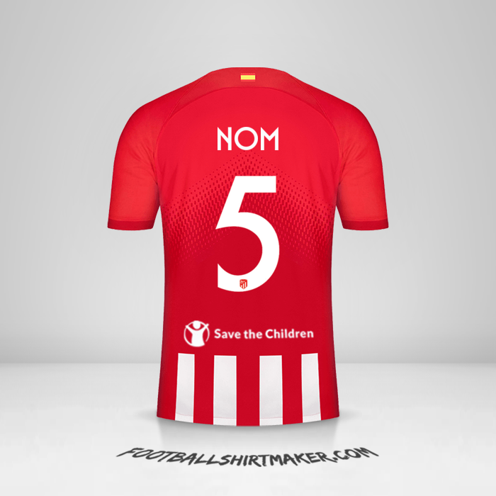 Maillot Atletico Madrid Cup 2023/2024 -  nom - 5