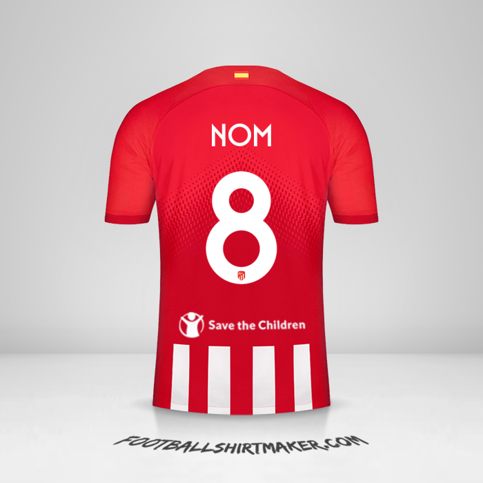 Maillot Atletico Madrid Cup 2023/2024 -  nom - 8