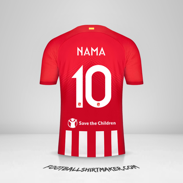 Jersey Atletico Madrid Cup 2023/2024 -  nama - 10