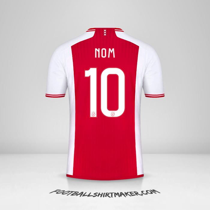 Maillot AFC Ajax Cup 2023/2024 -  nom - 10