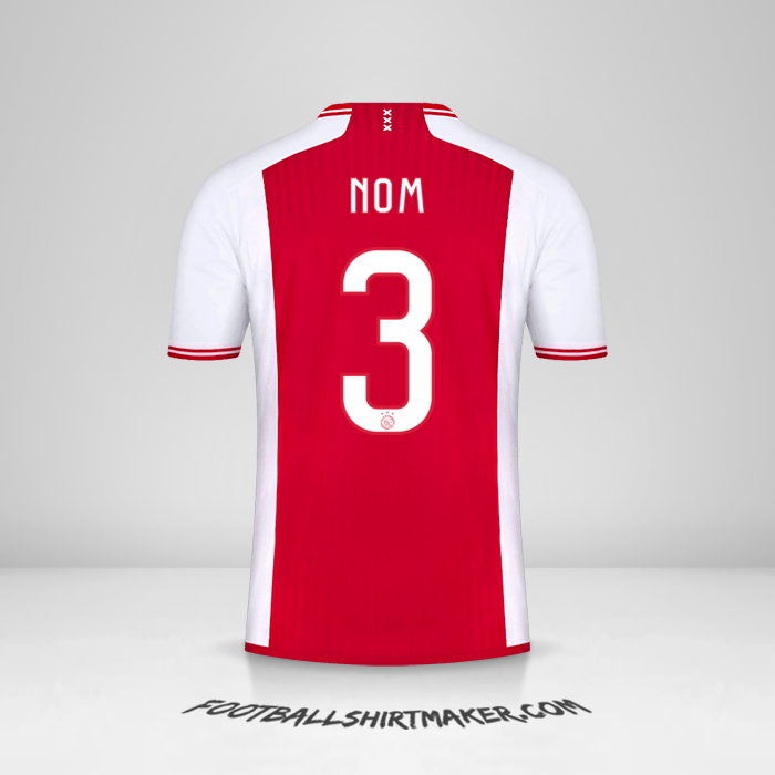 Maillot AFC Ajax Cup 2023/2024 -  nom - 3
