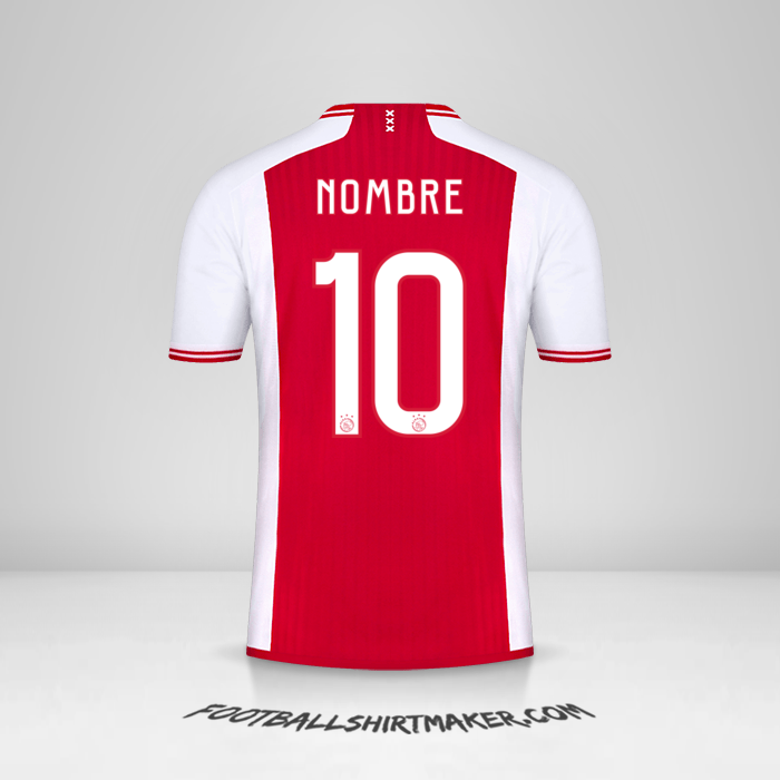 Jersey AFC Ajax Cup 2023/2024 -  nombre - 10