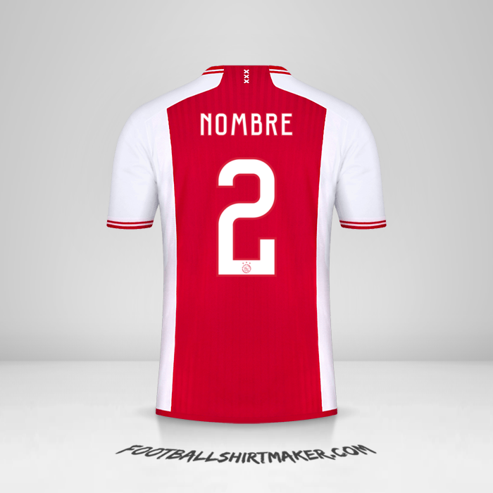 Jersey AFC Ajax Cup 2023/2024 -  nombre - 2