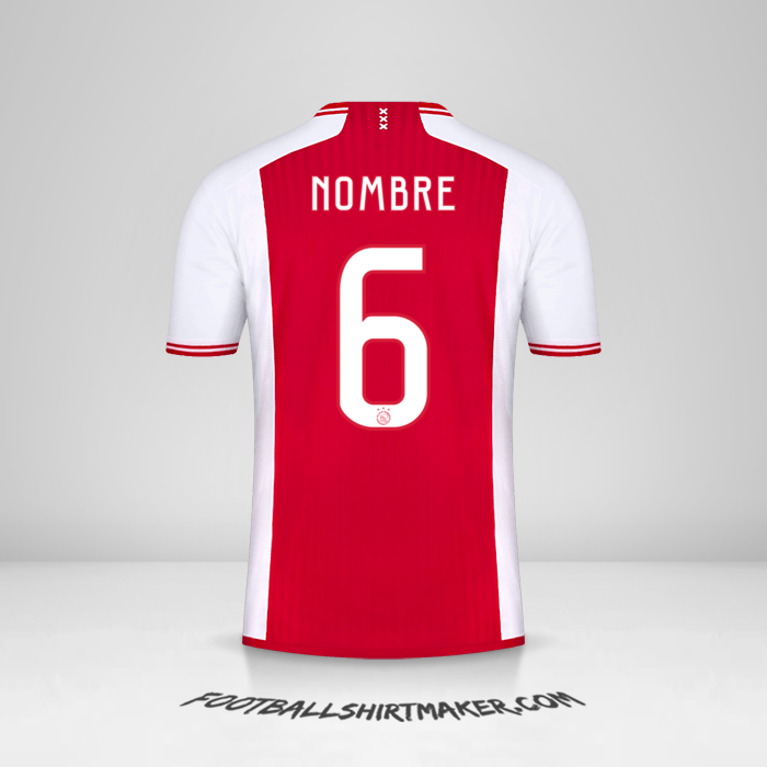 Camiseta AFC Ajax Cup 2023/2024 -  nombre - 6