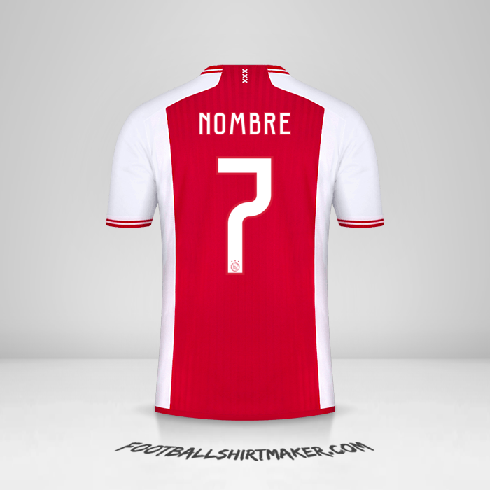 Jersey AFC Ajax Cup 2023/2024 -  nombre - 7