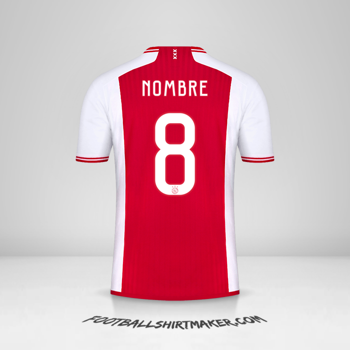 Jersey AFC Ajax Cup 2023/2024 -  nombre - 8